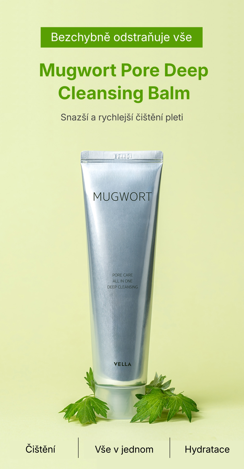 1.0. Detailed Page VELLA Mugwort Pore Deep Cleansing Balm